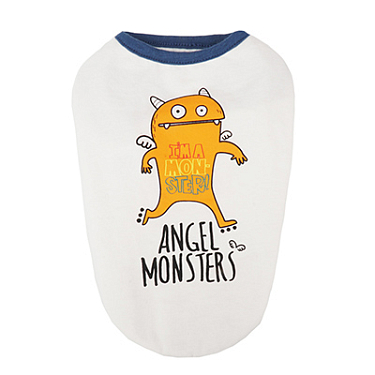 Одежда для собак: Футболка для собак "Angel Monster"