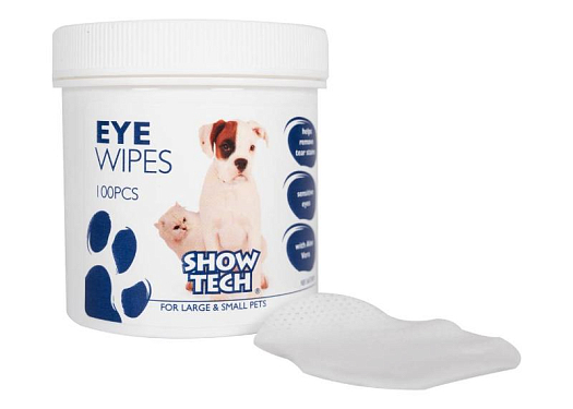 Товары для ухода за животными: Салфетки гигиенические для глаз Show Tech Eye