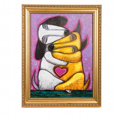 Собачья Жизнь как искусство: Картина "Любовь"