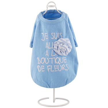 Одежда для собак: Футболка "La boutique de fleurs"