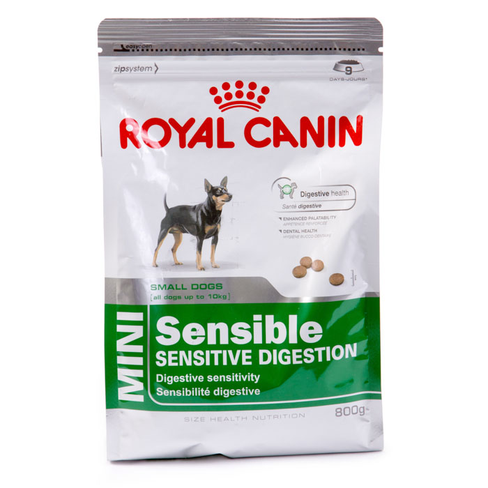 Корм для собак royal canin mini. Роял Канин мини sensible корм для собак. Роял Канин sensible для собак. Роял Канин 8 кг для собак. Роял Канин для цвергпинчера.