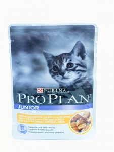 Аптека: ProPlan для котят кусочки в желе курица, 85 г