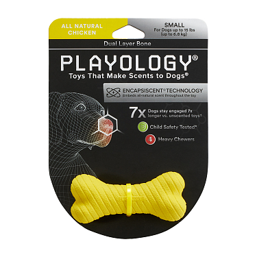Игрушки: Жевательная косточка DUAL LAYER BONE с ароматом курицы