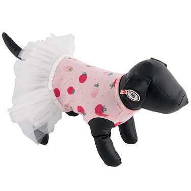 Одежда для собак: Платье "Strawberry Tutu"