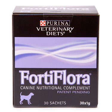 Аптека: Purina FortiFlora для собак, 30 пакетиков