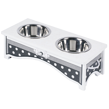 Эксклюзивная посуда для собак: Подставка под миски "Завтрак у Тиффани"