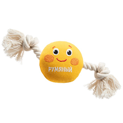 Игрушка для собак мягкая "Румяный колобок"