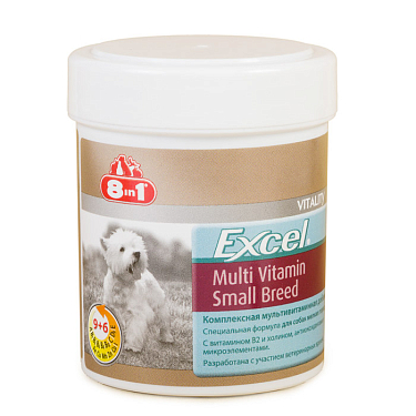 Аптека: Мультивитамины для собак мелких пород 8в1, 70 таб