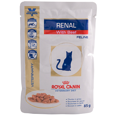 Аптека: Royal Canin Ренал с говядиной для кошек (пауч), 100 г