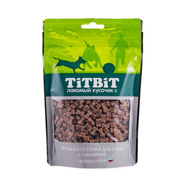 : Лакомство ддля собак Косточки мясные с Говядиной 145г