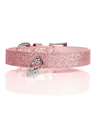 Поводки и ошейники для собак: Ошейник "STARDUST Pink"