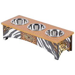 Подставка под миски "Пантера"