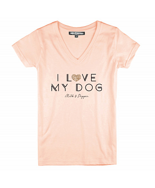 Одежда для собак: Футболка "I LOVE MY DOG"