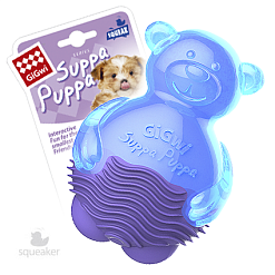 Игрушка для щенков Suppa Puppa "Мишка с пищалкой"