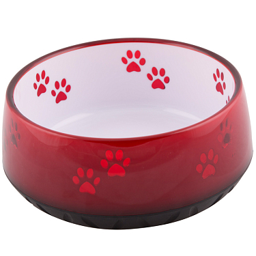 Эксклюзивная посуда для собак: Миска стеклянная "Лапки"