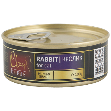 Аптека: Clan De File д/кошек кролик, 100 г