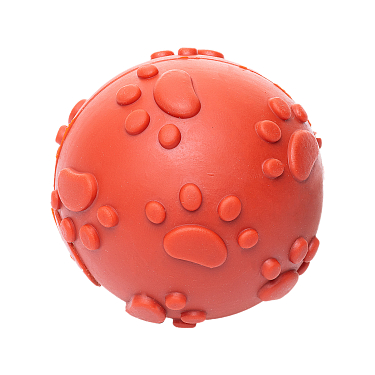 Игрушки: Игрушка для собак резиновая "Мяч с лапками"