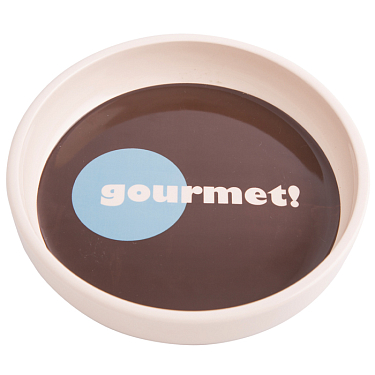 Эксклюзивная посуда для собак: Миска для собак с короткой мордой "Gourmet"