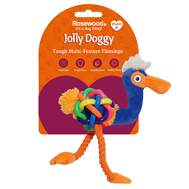 Игрушки: Игрушка для собак комбинированная "Фламинго Мини"