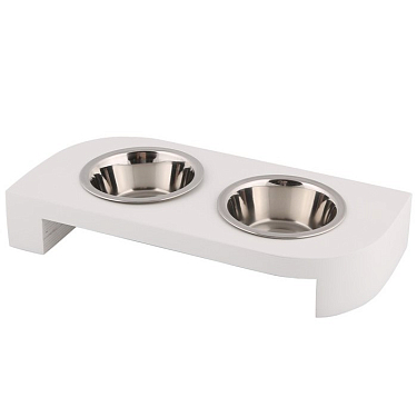 Эксклюзивная посуда для собак: Подставка с мисками "Wood"
