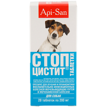 Аптека: Стоп-Цистит Био для собак, 20 таб