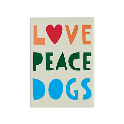 Обложка для ветпаспорта LOVE PEACE DOGS