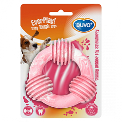 Игрушка для собак резиновая с ароматом клубники "Кольцо"
