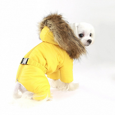 Одежда для собак: Комбинезон зимний "Love Snow"