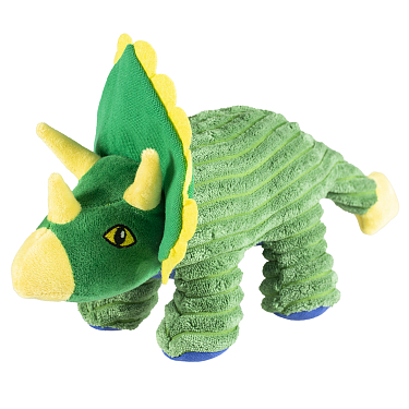Игрушки: Игрушка для собак мягкая "Динозавр - Трицератопс"
