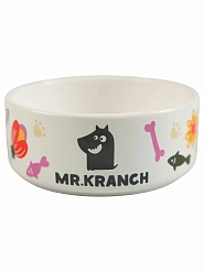 Миска Mr.Kranch керамическая для собак "Цветы Прованса"