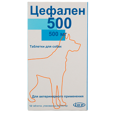 : Цефален 500 мг, 12 таблеток