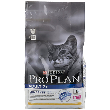 Аптека: ProPlan для кошек старше 7 лет, 1,5 кг