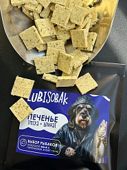 Печенье Треска со шпинатом, 10 г
