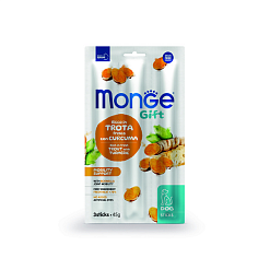 Лакомство Monge Gift Mobility support для собак "Мягкие палочки" со свежей форелью, 45 гр