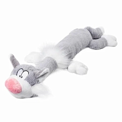 Игрушка для собак "Кот с пищалкой"