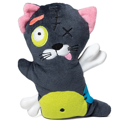 Игрушка для собак мягкая "Кот-разбойник"