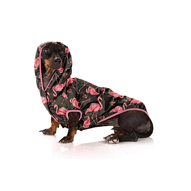 Одежда для собак: Дождевик для собак "Fresh Flamingo"